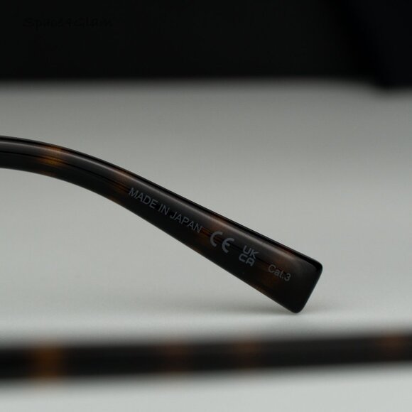 BRAND NEW Saint Laurent SL707 004 Gold Havana Blue Oval Unisex Sunglasses - Picture 8 of 10